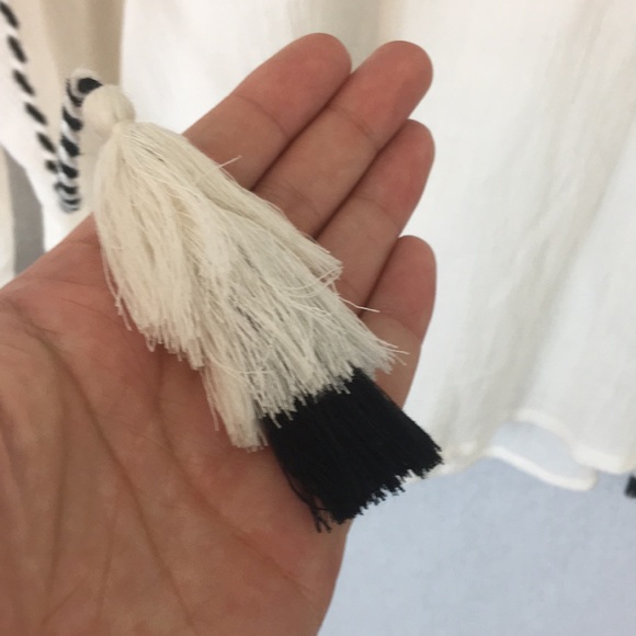 Divided Embroidered Top Sheer - Picture 5 of 9